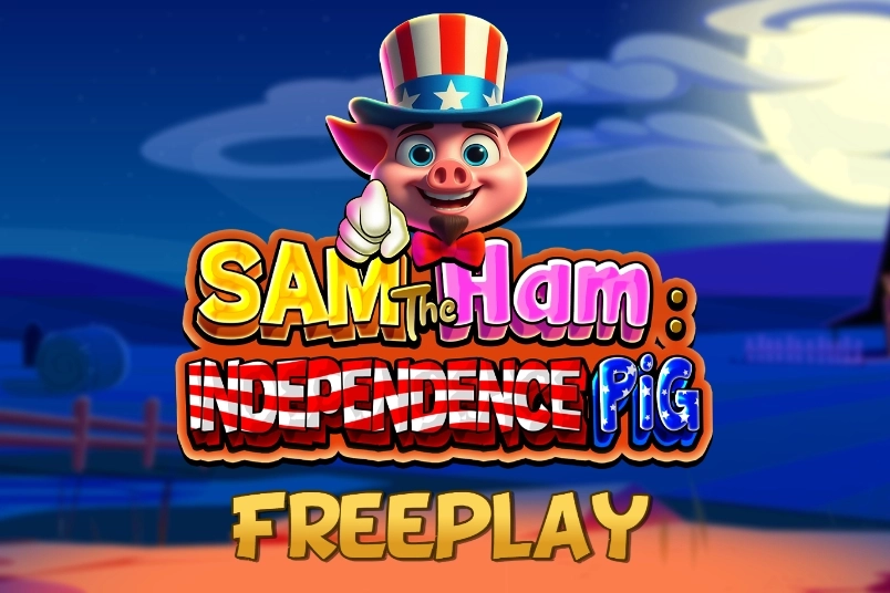Sam The Ham Independece Pig